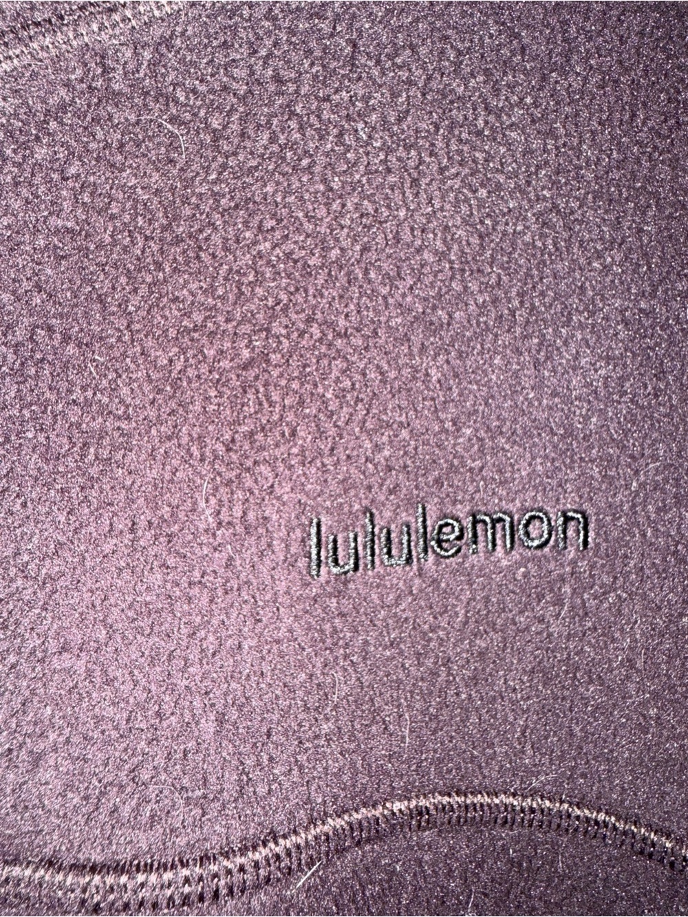Lululemon Tumbled Fleece Half Zip in Sequoia Brown Sz Medium EUC - Picture 3 of 5